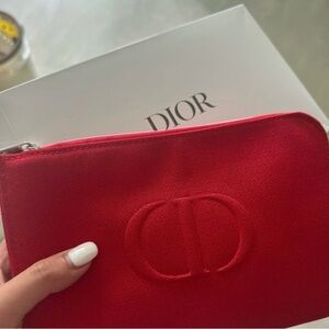 Dior Beauty Red Pouch